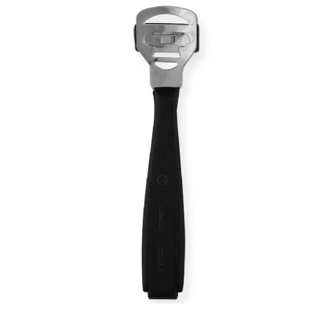 Foot Scraper White professional stainless steel plastic handle
